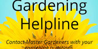 gardening helpline