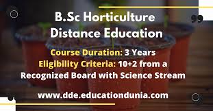 horticulture courses distance education