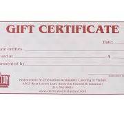 gift certificate