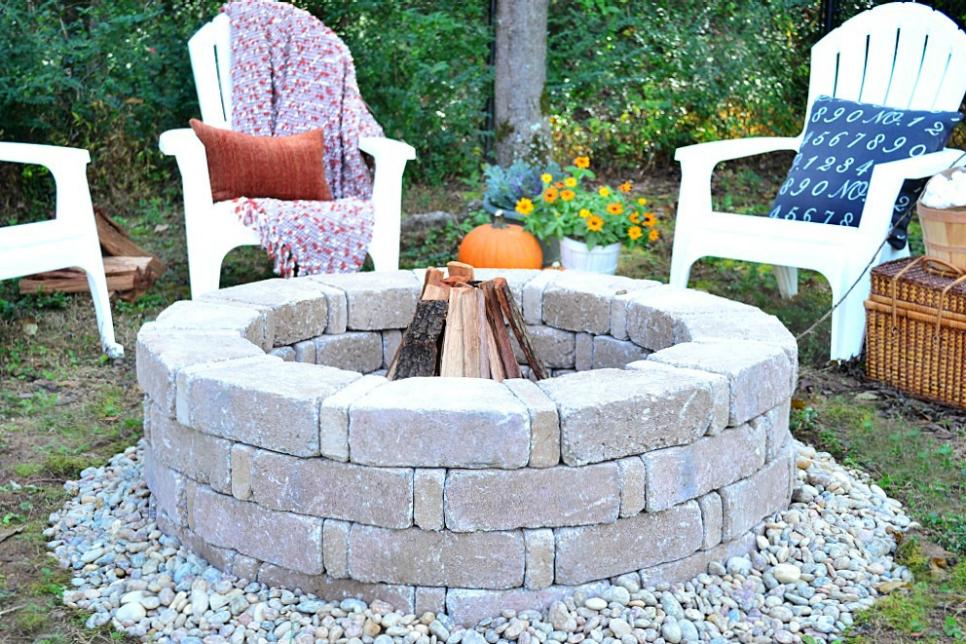 fire pit design backyard
