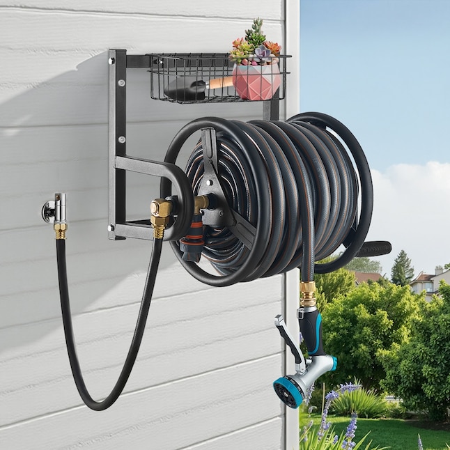wall mounted water hose reel