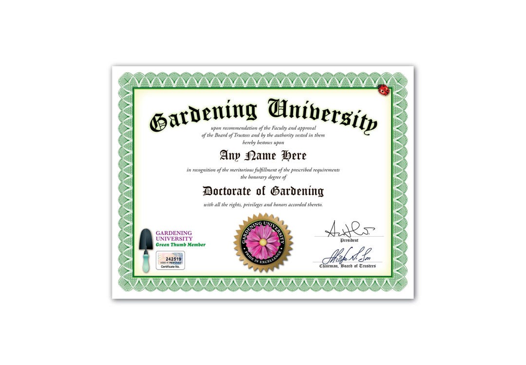 horticulture certificate near me